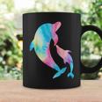 Cute Tie-Dye Dolphin Parent And Child Dolphins Coffee Mug Gifts ideas