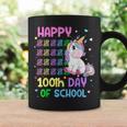 Cute Unicorn Happy 100Th Day Of School Unicorn Girls Teacher Coffee Mug Gifts ideas