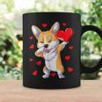 Dabbing Corgi Valentines Day Heart Boys Dog Lovers Love Coffee Mug Gifts ideas