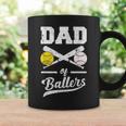 Dad Of Ballers Dad Of Baseball And Softball Player For Dad Coffee Mug Gifts ideas