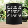 Dad In Binary Code Computer Geek Father's Day Coffee Mug Gifts ideas