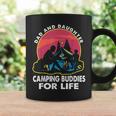 Dad And Daughter Camping Buddies For Life Retro Fathers Day Coffee Mug Gifts ideas
