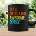 Dad Dedicated Awesome Dorky Fathers Day Dork Nerd Coffee Mug Gifts ideas