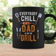 Dad Is On The Grill Bbq Accessories Barbecue Father Smoker Coffee Mug Gifts ideas