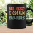 Dad Jokes More Like Rad Jokes Father's Day Coffee Mug Gifts ideas