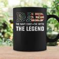 Dad The Navy Chief The Myth The Legend Coffee Mug Gifts ideas