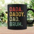 Dada Daddy Dad Bruh Fathers Day Dad Vintage Coffee Mug Gifts ideas