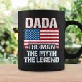 Dada The Man The Myth The Legend Dad Grandpa Fathers Day Coffee Mug Gifts ideas
