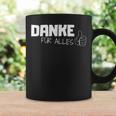 Danke Dankeschöndanke Für Alles Danklich German Language Tassen Geschenkideen