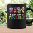 Dare To Be Yourself Autism Awareness Superheroes Coffee Mug Gifts ideas