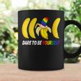 Dare To Be Yourself Bananas Gay Lgbt Pride Coffee Mug Gifts ideas