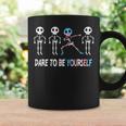 Dare To Be Yourself Trans Pride Lgbt Pride Month Transgender Coffee Mug Gifts ideas