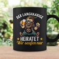 Der Langhaarige Heiratet Heavy Metal Punker Punk Rocker Jga Tassen Geschenkideen