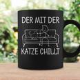 Der Mit Der Katze Chillt Katzenpapa The Mit Cat Tassen Geschenkideen