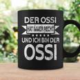 Der Ossi Hat Immer Recht Und Ich Bin Der Ossi East German Tassen Geschenkideen