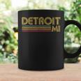 Detroit Michigan Mi Retro Vintage 60'S 70'S 80'S Coffee Mug Gifts ideas