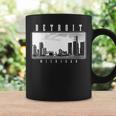 Detroit Skyline Michigan Pride Vintage Detroit Coffee Mug Gifts ideas