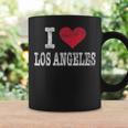 Distressed Retro I Love Los Angeles Souvenir Coffee Mug Gifts ideas