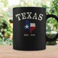 Distressed Texas State Flag Map Coffee Mug Gifts ideas