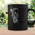 My Dog Won't Fight But I Will Dogs Lover Pitbull Coffee Mug Gifts ideas
