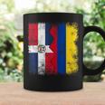 Dominican Republic Roots Half Colombian Flag Colombia Coffee Mug Gifts ideas