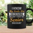 Don't Forget My Senior Discount Old People Coffee Mug Gifts ideas
