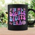 In My Double Digits Era Retro 10 Year Old 10Th Birthday Girl Coffee Mug Gifts ideas