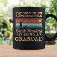 Duck Hunting Grandad Hunter Father's Day Animal Shooting Coffee Mug Gifts ideas