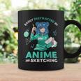 Easily Distracted By Anime And Sketching Anime Girl Drawing Coffee Mug Gifts ideas