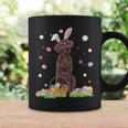 Easter Cute Chocolate Labrador Dog Lover Bunny Eggs Easter Coffee Mug Gifts ideas
