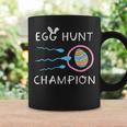 Easter Egg Hunt Champion Sperm Pregnancy Announce Dad Men Coffee Mug Gifts ideas