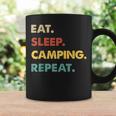 Eat Sleep Camping Repeat Camping Lover Coffee Mug Gifts ideas