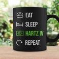 Eat Sleep Hartz 4 Repeat Tassen Geschenkideen