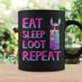 Eat Sleep Loot Repeat Llama Video Game Looter Rpg Idea Coffee Mug Gifts ideas