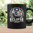Eclipse 2024 Totally Texas Armadillo Eclipse Coffee Mug Gifts ideas