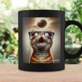 Eclipse Cosmic Tabby Cat With Sunglasses Solar Eclipse 2024 Coffee Mug Gifts ideas