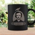 Edgar Allan Poe Cuervo Gótico Nunca Más Oculto Inglés Horror Taza de café Ideas de regalos
