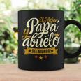 El Mejor Papa Y Abuelo Del Mundo Para Día Del Padre Taza de café Ideas de regalos