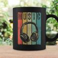Electronic Music Lover Dj Vintage Retro Headphones Coffee Mug Gifts ideas
