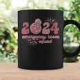 Emergency Room Squad New Year's Eve 2024 Disco Ball Coffee Mug Gifts ideas