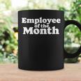 Employee Of The Month Ironic Minimalist 80S Graphic Coffee Mug Gifts ideas