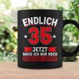 Endlich 35 Jetzt Nur Noch Erwachsenwerden 35Th Birthday Tassen Geschenkideen