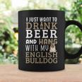 English Bulldog Dad British Dog Lover Beer Coffee Mug Gifts ideas