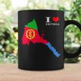 Eritrean Map Flag Tassen Geschenkideen