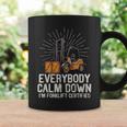 Everybody Calm Down I'm Forklift Certified Forklifter Coffee Mug Gifts ideas