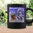 Everyday I Grow More Unhinged Raccoon Opossums Possums Meme Coffee Mug Gifts ideas