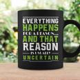 Everything Happens For A Reason Quantum Physics Coffee Mug Gifts ideas