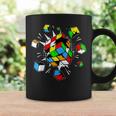 Exploding Rubix Rubiks Rubics Cube 3X3 Cuber Events Costume Coffee Mug Gifts ideas
