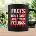 Facts Don't Care About Your Feelings Vintage American Flag Coffee Mug Gifts ideas