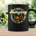 Family Thanksgiving 2023 Thankful For My Tribe Group Autumn Coffee Mug Gifts ideas